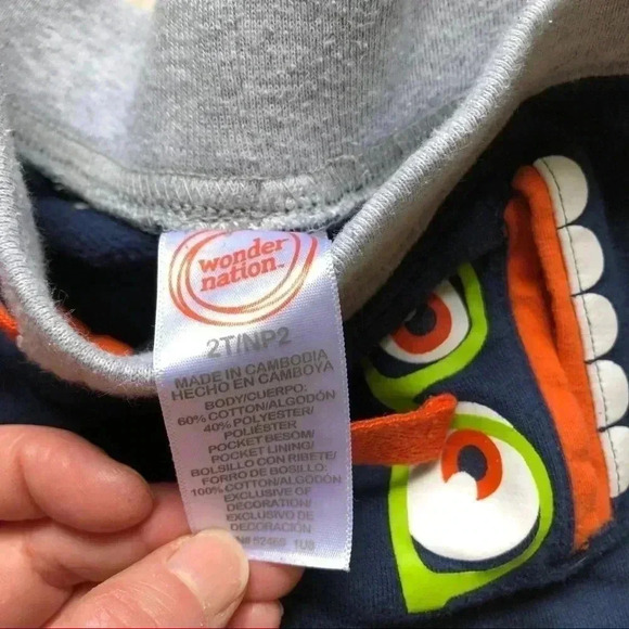 Wonder Nation Blue Sweatpants Size 2T - Picture 8 of 13